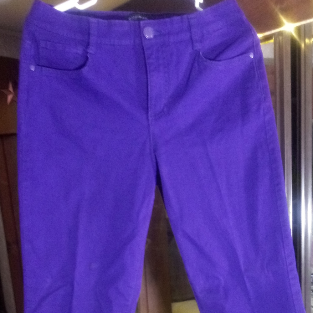 Bright purple bandolinos jeans